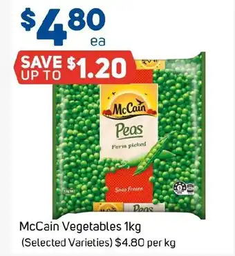 Foodland McCain Vegetables offer