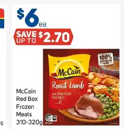 Foodland McCain Red Box Frozen Meals offer