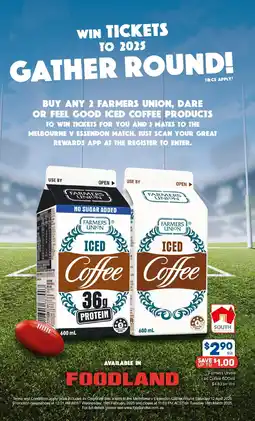 Foodland Farmers Union Iced Coffee offer