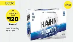 Foodland Hahn Super Dry 4.6% Cans offer