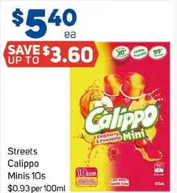 Foodland Streets Calippo Minis 10s offer