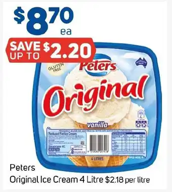 Foodland Peters Original Ice Cream offer