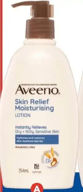 Foodland Aveeno Moisturising Lotion offer