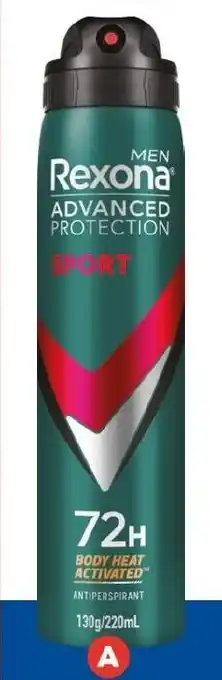 Foodland Rexona Aerosol Deodorant offer