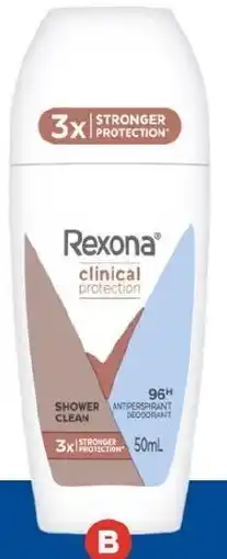 Foodland Rexona Clinical Roll On Deodorant offer