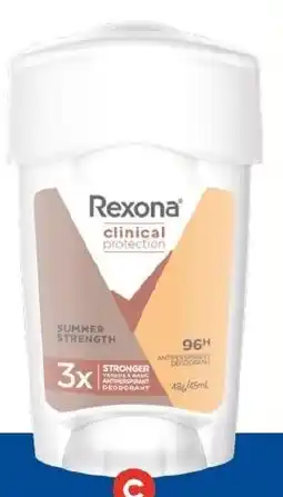 Foodland Rexona Clinical Protection Cream Deodorant offer