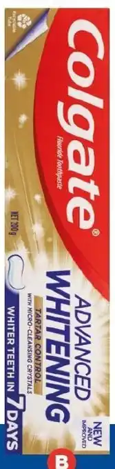 Foodland Colgate Whitening Toothpaste offer