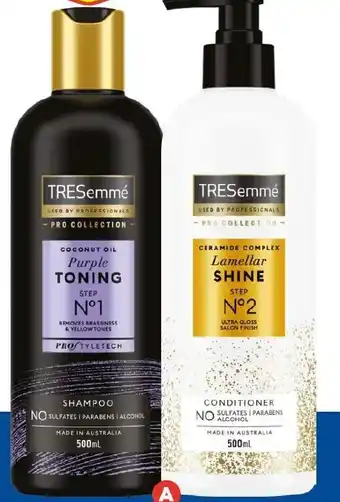 Foodland TRESemmé Shampoo or Conditioner offer