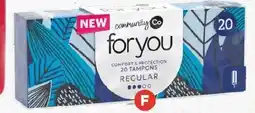 Foodland Community Co For U Regular Tampons 20 Pack offer