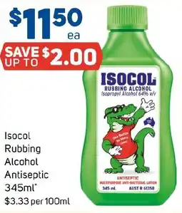 Foodland Isocol Rubbing Alcohol Antiseptic offer