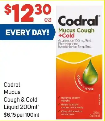 Foodland Codral Mucus Cough & Cold Liquid offer