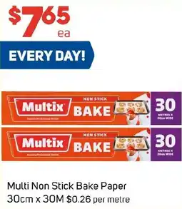 Foodland Multi Non Stick Bake Paper 30cm x 30M offer