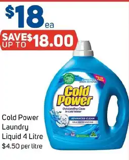 Foodland Cold Power Laundry offer