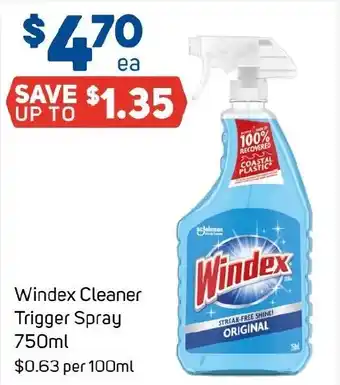 Foodland Windex Cleaner Trigger Spray offer