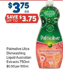 Foodland Palmolive Ultra Dishwashing Liquid Australian Extracts offer