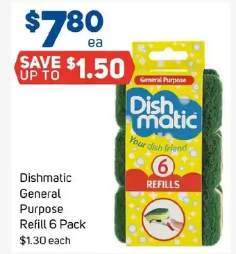 Foodland Dishmatic General Purpose Refill 6 Pack offer