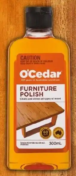 Foodland O'Cedar Furniture Polish offer