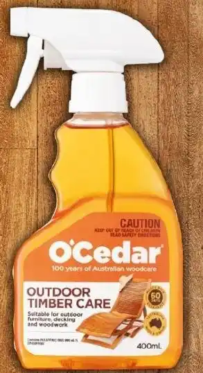 Foodland O'Cedar Outdoor Timber Care offer