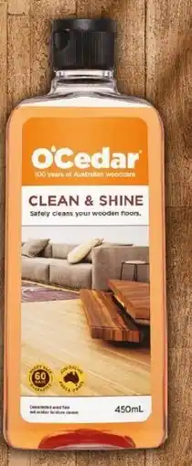 Foodland O'Cedar Clean & Shine Floor Polish offer