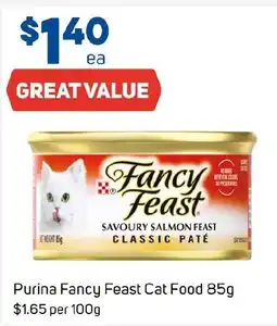 Foodland Purina Fancy Feast Cat Food offer