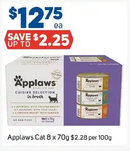 Foodland Applaws Cat 8 x 70g offer