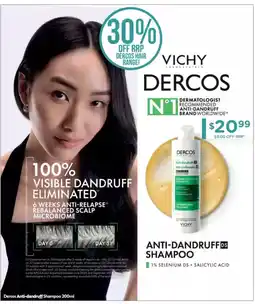 Chemist Warehouse Dercos Anti-dandruff Shampoo offer