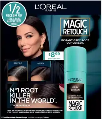 Chemist Warehouse L'Oréal Paris Magic Retouch Range offer