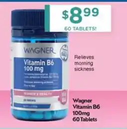 Chemist Warehouse Wagner Vitamin B6 100mg offer