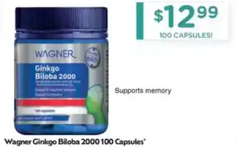 Chemist Warehouse Wagner Ginkgo Biloba 2000 offer