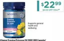 Chemist Warehouse Wagner Evening Primrose Oil 1000 offer