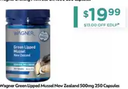 Chemist Warehouse Wagner Green Lipped Mussel New Zealand 500mg offer