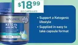 Chemist Warehouse Wagner Keto Fit MCTs offer