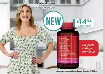 Chemist Warehouse Microgenics Marine Collagen Beauty Complex offer