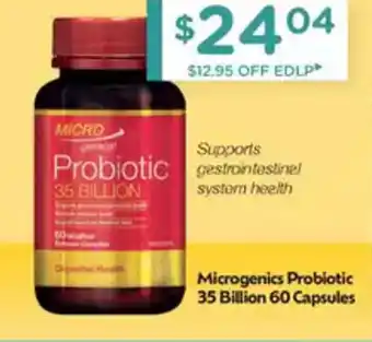 Chemist Warehouse Microgenics Probiotic 35 Billion offer