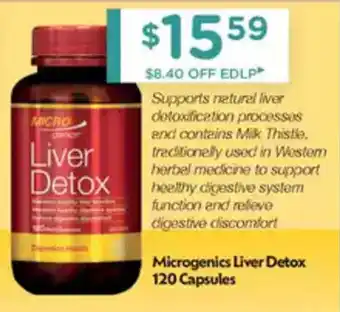 Chemist Warehouse Microgenics Liver Detox offer