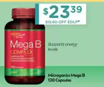 Chemist Warehouse Microgenics Mega B offer