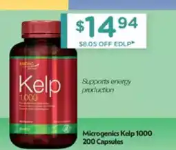 Chemist Warehouse Microgenics Kelp 1000 offer