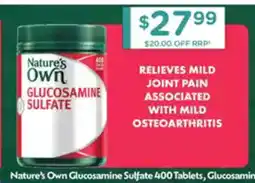 Chemist Warehouse Nature's Own Glucosamine Sulfate offer