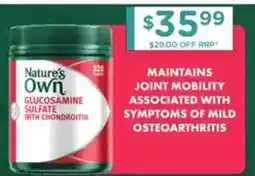 Chemist Warehouse Nature's Own Glucosamine Sulfate offer