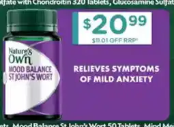 Chemist Warehouse Nature's Own Mood Balance St John's Wort offer