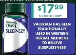 Chemist Warehouse Nature's Own Sleep-Ezy offer