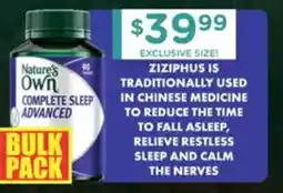 Chemist Warehouse Nature's Own Complete Sleep Advanced offer