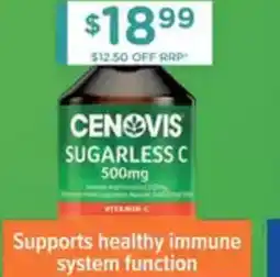 Chemist Warehouse Cenovis Sugarless C 500mg offer