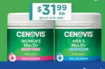 Chemist Warehouse Women's Multi or Men's Multi+ Performance offer