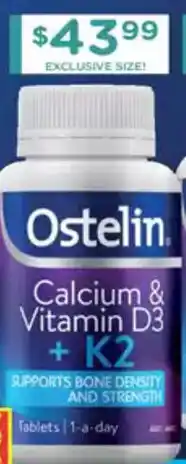 Chemist Warehouse Calcium & Vitamin D3 + K2 offer