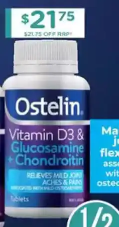 Chemist Warehouse Vitamin D3 & Glucosamine + Chondroitin offer