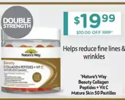 Chemist Warehouse Nature's Way Beauty Collagen Peptides + Vit C Mature Skin offer