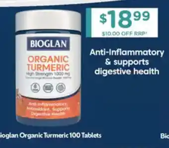 Chemist Warehouse Bioglan Organic Turmeric offer