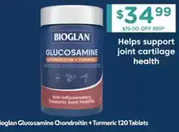 Chemist Warehouse Bioglan Glucosamine Chondroitin +Turmeric offer