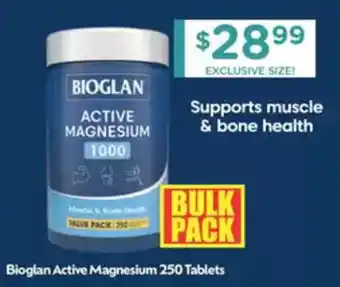 Chemist Warehouse Bioglan Active Magnesium offer